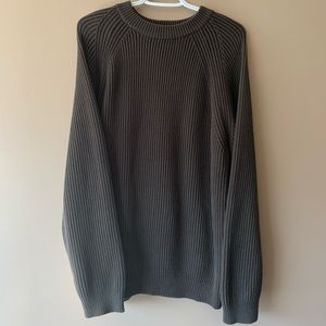 Sears ‘somewhere’ Chunky Knit Fisherman’s sweater, Olive Green - Size 6-8